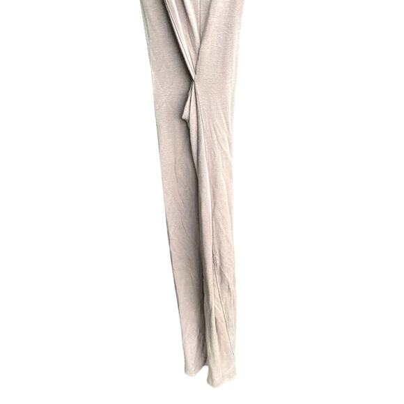 Anistar Knit Sleeveless Maxi Dress Lightweight Cocoa Color Small - Picture 4 of 4